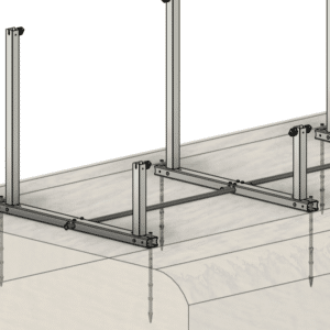 IntegraRack IR AnchorSpike™ Mounting Kit (Single) for BallastRack Frames
