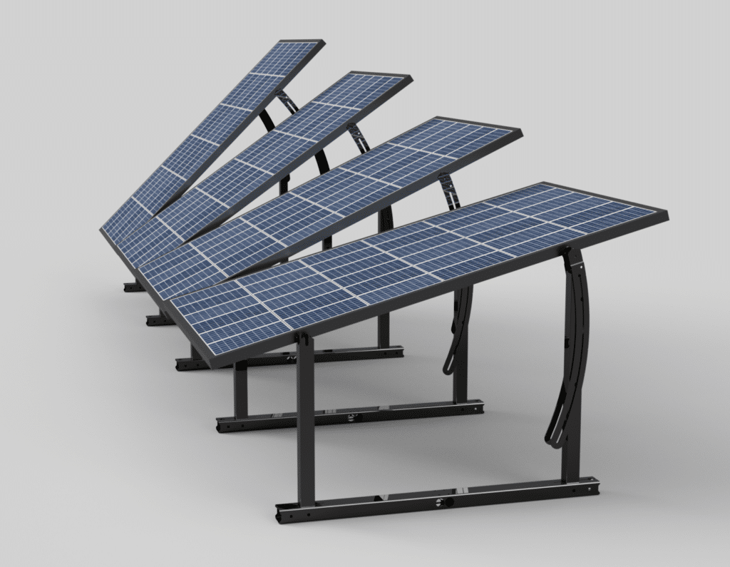 Integra Rack Solarmount IntegraRack IR-45ASAA / IR-45ASAB BallastRack™ Seasonably Adjustable ...