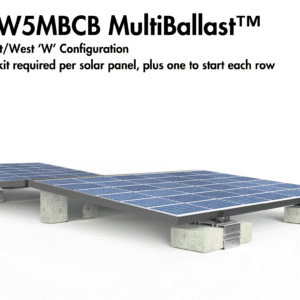 IntegraRack IR-W5MBCB MultiBallast™ Kit - 5° East/West 'W' Configuration