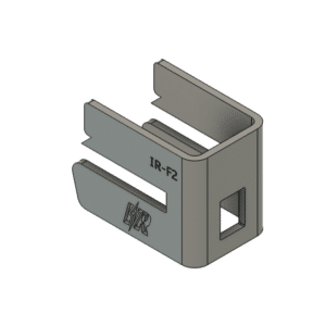 IntegraRack Wide Slot IR-F2 Under Mount Flange Clamp & Bonding Bracket (Stainless Steel)