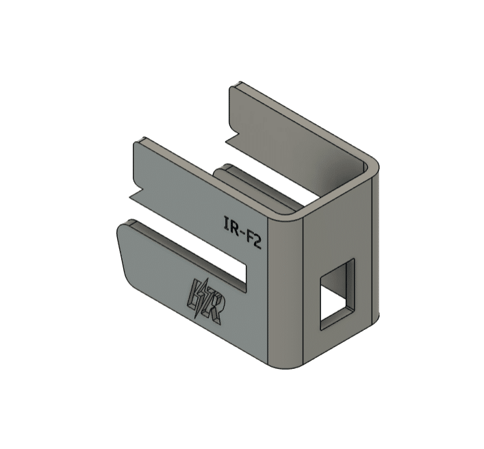 IntegraRack Wide Slot IR-F2 Under Mount Flange Clamp & Bonding Bracket (Stainless Steel)